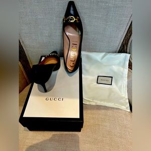Worn once, Gucci 38+ euro/ 8 1/2 US
